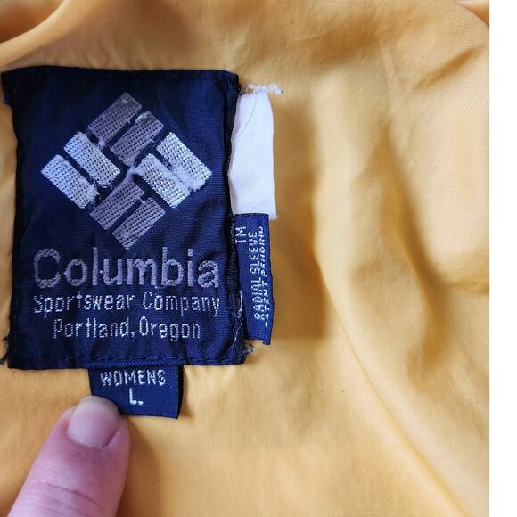 Vintage Columbia Womens Bugaboo Yellow & Purple Winter Jacket-Lg - Picture 4 of 9